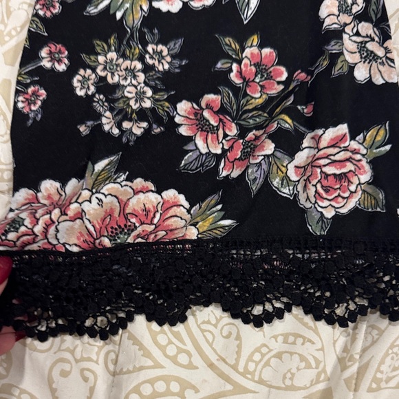 Xhilaration Floral Off-Shoulder Smocked Dress XL - Picture 3 of 5